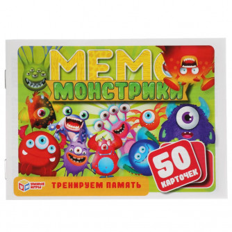 Карточная игра мемо Умные игры Монстрики 4630115527268