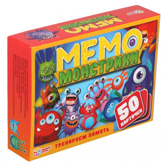 Карточная игра мемо Умные игры Монстрики 4630115527268