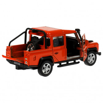 Металлическая машинка Технопарк Land Rover Defender/Hummer H2 Pickup DEFHUM2PICKUP-12DB12-MIX