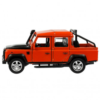 Металлическая машинка Технопарк Land Rover Defender/Hummer H2 Pickup DEFHUM2PICKUP-12DB12-MIX