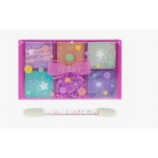 Lukky Палетка для макияжа глаз: перламутровые гель-тени для век с блестками, 4,5 г, 6 цветов, роз.,аппликатор,блистер Т25298    Lukky Палетка для макияжа глаз: перламутровые гель-тени для век с блестками, 4,5 г, 6 цветов, роз.,аппликатор,блистер Т25298