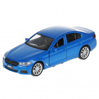 Машина металл BMW 5-ER SEDAN M-SPORT 12 см, двери, багаж, син, кор. Технопарк 5ER-12-BU