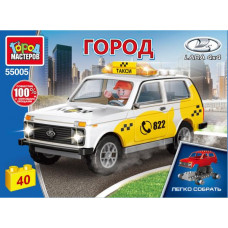 Конструктор Город мастеров Lada 4x4 Такси 55005-KK