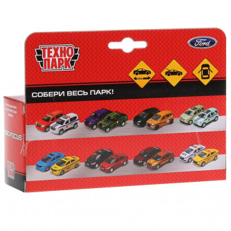 Металлическая машинка Технопарк Ford Focus Полиция SB-17-81-FF-P-WB