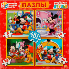Набор пазлов 4 в 1 