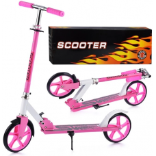 Самокат 2-х кол., розовый, PU/ 200 мм, ABEC 7, в коробке U038447Y   