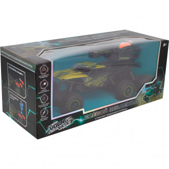 Машина на радиоуправлении Young Racer MK338-76 Боевой вездеход, стреляет водными пулями, желтый в кор. FCJ1454305    