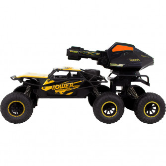 Машина на радиоуправлении Young Racer MK338-76 Боевой вездеход, стреляет водными пулями, желтый в кор. FCJ1454305    