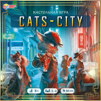 Настольная игра Умные игры Cats-city 4680107974280