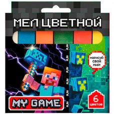 Мел цветной 6 шт. My Game 76995    