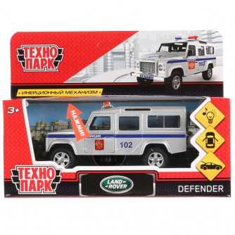 Металлическая машинка Технопарк Land Rover Defender DEFENDER-P-SL