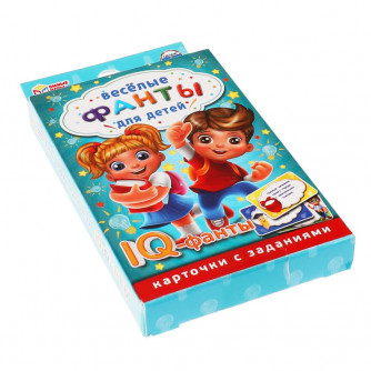 Карточная игра Умные игры Весёлые фанты для детей IQ-фанты 4680107954084