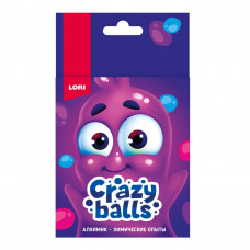Химические опыты Crazy Balls Розовый, голубой и фиолетовый шарики Оп-100