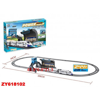 Железная дорога 2185 на батарейках в коробке YS269692 