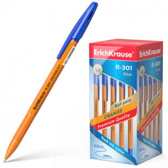 Ручка шариковая Erich Krause R-301 Orange Stick 22187
