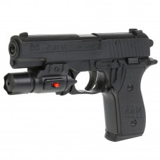 Пистолет (п) с лазер. прицелом, с пульками в пак. в кор.2*84шт 100000250