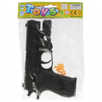 Пистолет (п) с лазер. прицелом, с пульками в пак. в кор.2*84шт 100000250 Пистолет (п) с лазер. прицелом, с пульками в пак. в кор.2*84шт 100000250