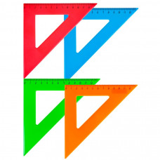 Треугольник 45 град.120мм Проф-Пресс ассорти Л-6204   