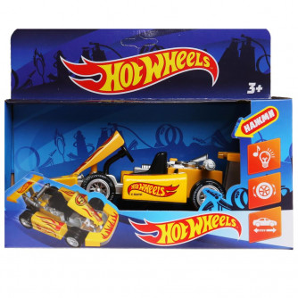 Машина металл свет-звук hot wheels СПОРТКАР, 15 см, инерц, кор. Технопарк FY866   