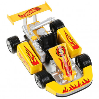 Машина металл свет-звук hot wheels СПОРТКАР, 15 см, инерц, кор. Технопарк FY866   