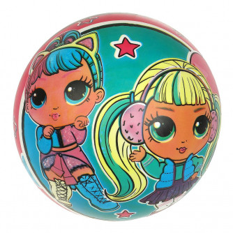 Мяч пвх 23 см куклы-модницы полноцвет, в сетке ИГРАЕМ ВМЕСТЕ FD-9(NLOL)   