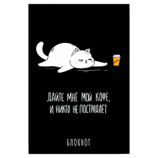 Блокнот А5 40л.кл.скрепка,карт.обл.Феникс+, 