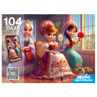 Оживи мультфильм. Пазлы 104 элемента. 