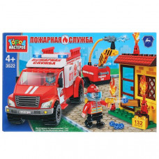 Конструктор Город мастеров Пожарная машина 3522-KK