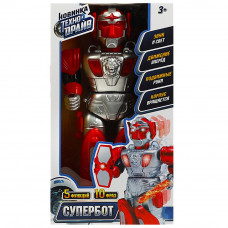 Робот супербот свет-звук, движение, кор.18*33*10,5см ТЕХНОДРАЙВ ZY1158132-R