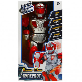 Робот супербот свет-звук, движение, кор.18*33*10,5см ТЕХНОДРАЙВ ZY1158132-R
