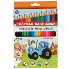 Карандаши цветные УМка Синий трактор CPH18-52087-STR