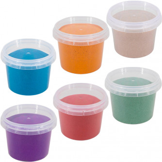 Набор Для Творчества Кинетический песок 6 цв 