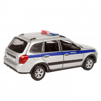 Металлическая машинка Автопанорама Lada Granta Cross Полиция JB1251202