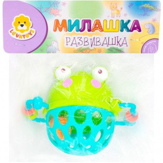 Игрушка развив. Levatoys MKJH103 Лягушка на бат в пак. FCJ1422465   