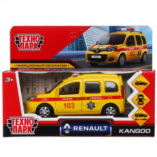 Металлическая машинка Технопарк Renault Kangoo Реанимация KANGOO-12AMB-YE