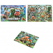 По мотивам Minecraft. Настольная игра-ходилка. 217х330х27 мм. Умные игры 4630395031554   