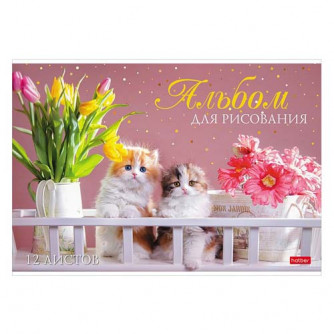 Альбом для рисования А4, 12л, Hatber 