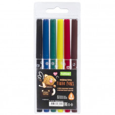 Фломастеры 6цв. Hatber ECO 