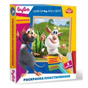 Раскраска пластилином MultiArt Буба MODCLAYART-BUBA