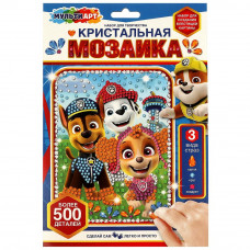 Кристальная мозаика MultiArt Суперщенки CRYS-PP