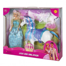 Кукла Defa Lusy Принцесса с лошадкой 8209