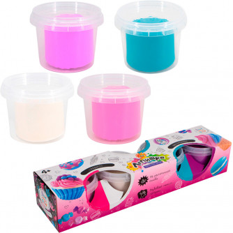 Набор для творчества Тесто для лепки 4 цв 