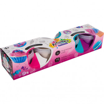 Набор для творчества Тесто для лепки 4 цв 