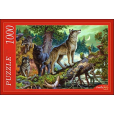 Пазлы 1000 элементов Волки Ф1000-7818