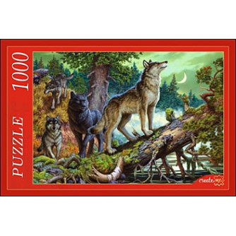 Пазлы 1000 элементов Волки Ф1000-7818 Пазлы 1000 элементов Волки Ф1000-7818