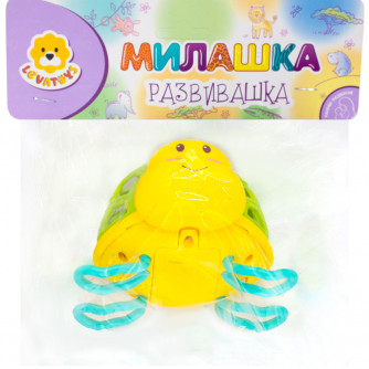 Игрушка развив. Levatoys MKJH106 Черепашка на бат в пак. FCJ1422466   