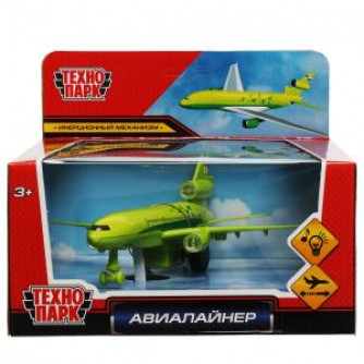 Металлическая модель Технопарк Авиалайнер 1792841S-R
