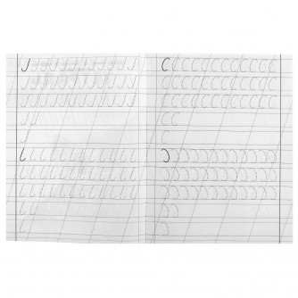 Пишем с наклоном. Тетрадь для детского сада с прописями. 162х215мм. Скрепка. 16 стр. Умка 978-5-506-09167-7    