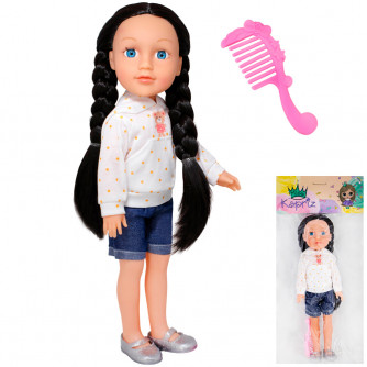 Кукла Miss Kapriz MK2540DK-B 40 см, с аксесс, в пак. FCJ1457030  
