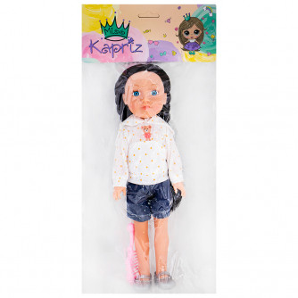 Кукла Miss Kapriz MK2540DK-B 40 см, с аксесс, в пак. FCJ1457030  